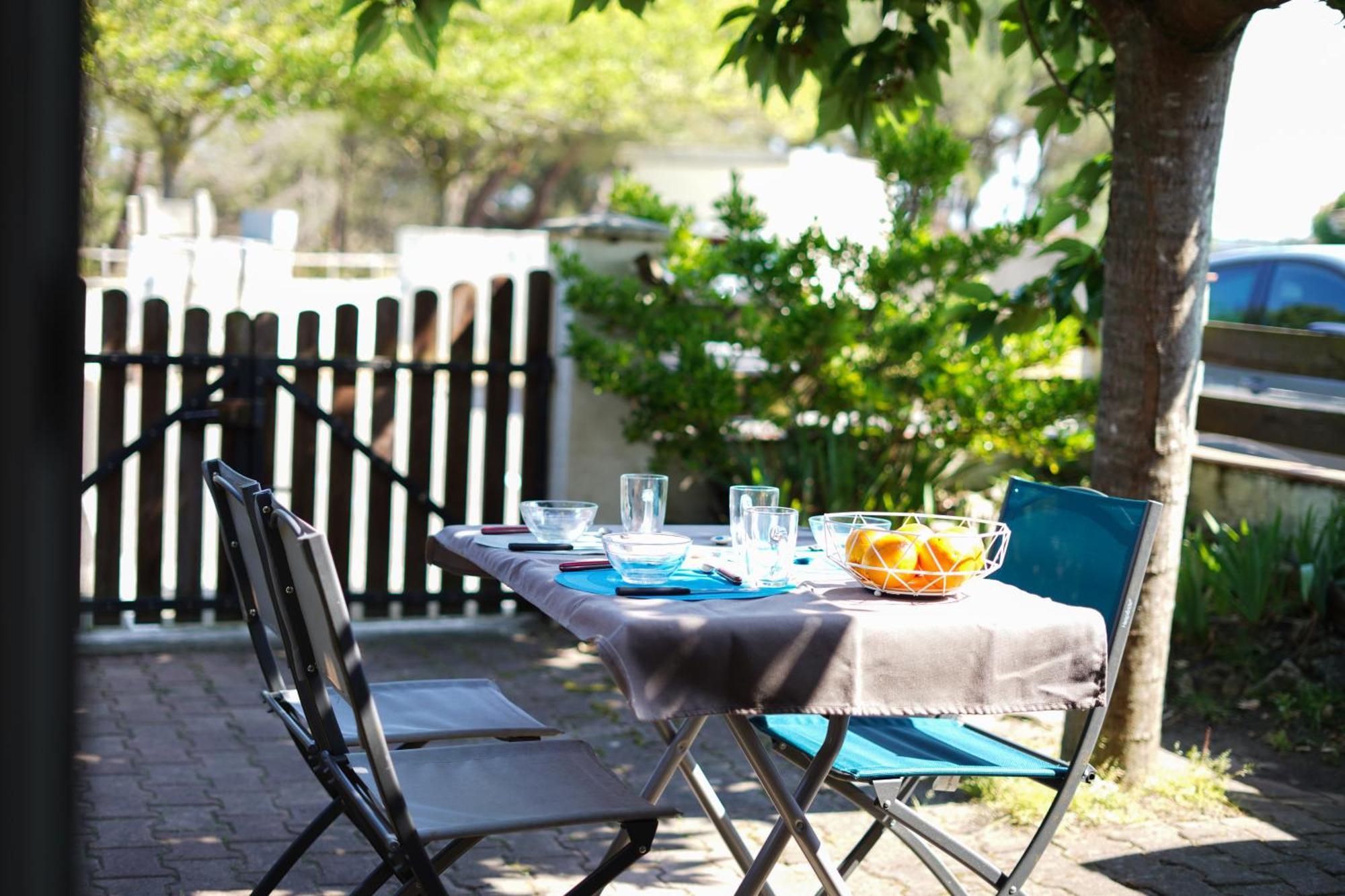 Maisonnette Au Pied De L'Ocean Avec Terrasse Biscarrosse Exteriör bild
