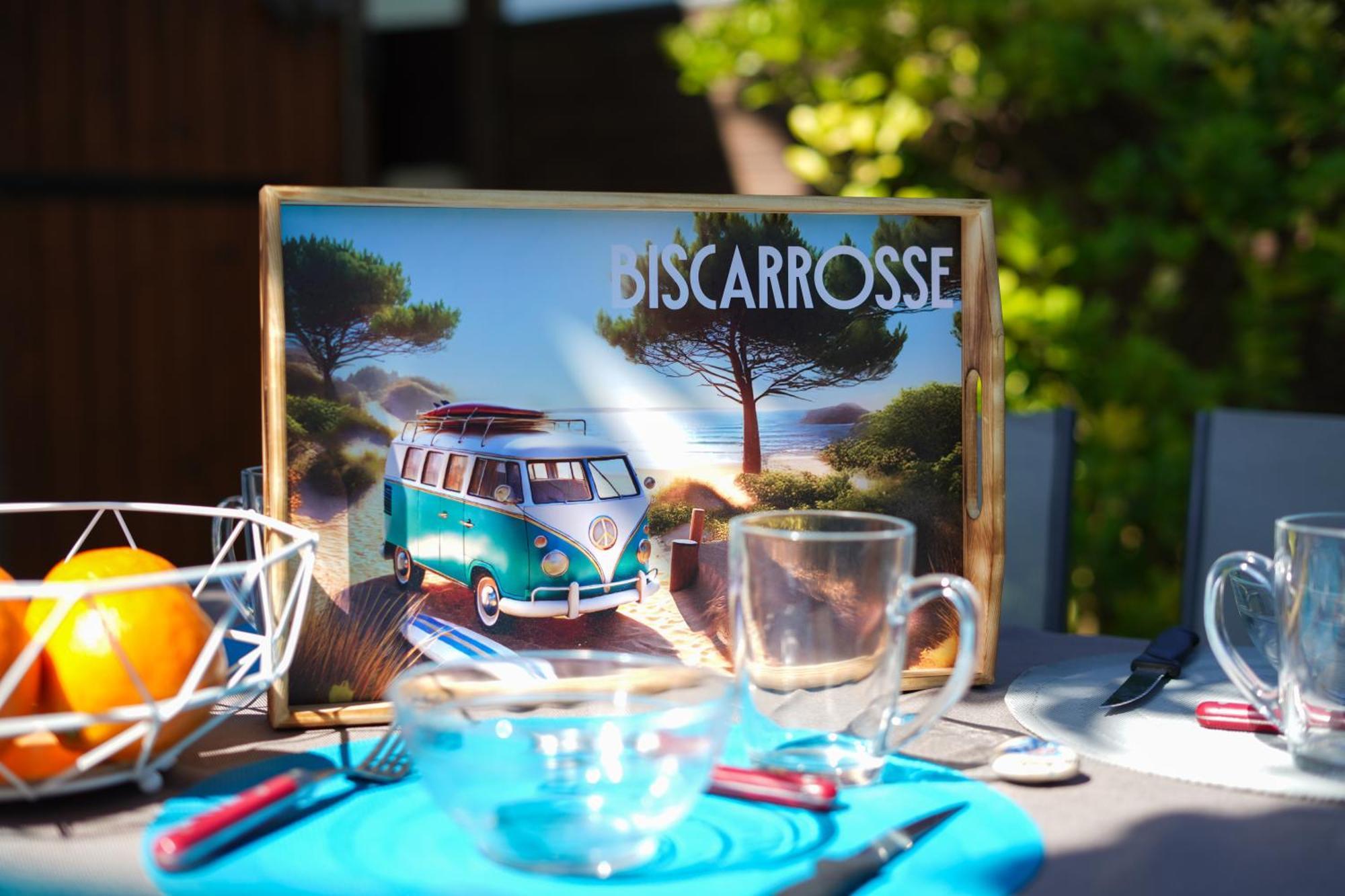 Maisonnette Au Pied De L'Ocean Avec Terrasse Biscarrosse Exteriör bild