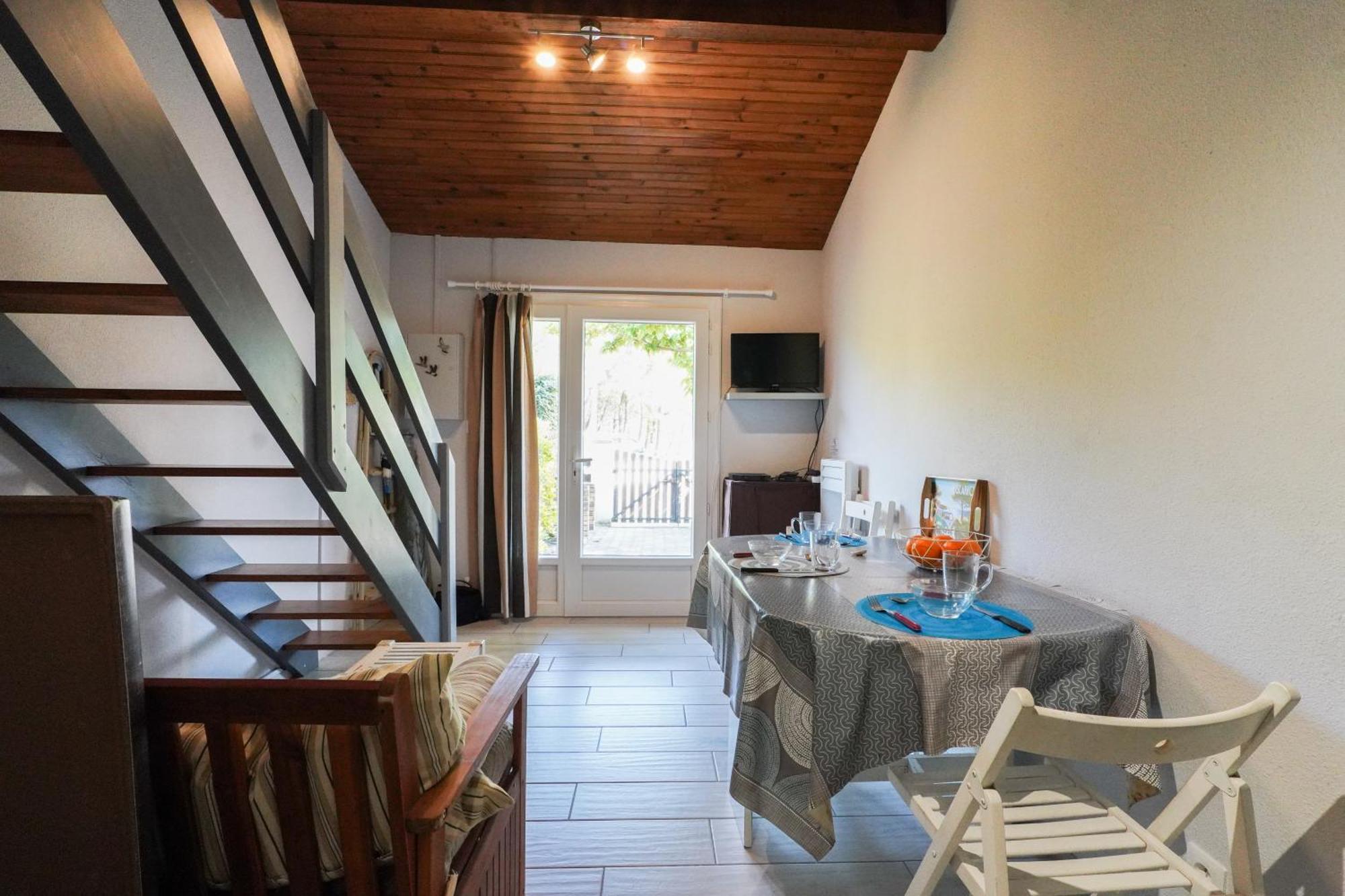 Maisonnette Au Pied De L'Ocean Avec Terrasse Biscarrosse Exteriör bild