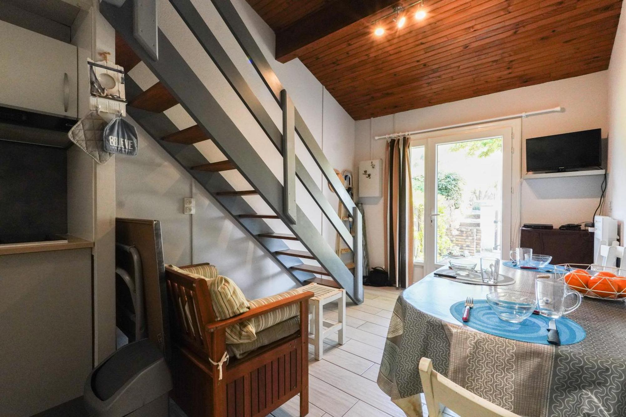 Maisonnette Au Pied De L'Ocean Avec Terrasse Biscarrosse Exteriör bild